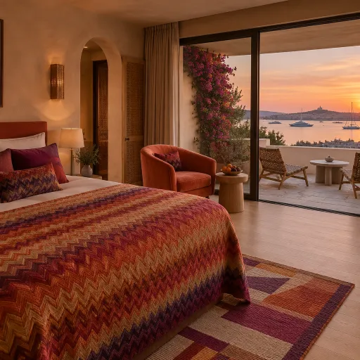 An elegant guide to the Missoni room at Byblos in Saint‑Tropez