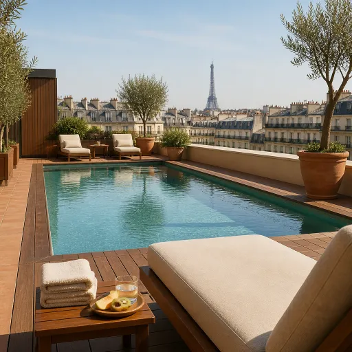Elegant hotels with swimming pools in Paris, France for an indulgent city stay